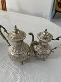 Antique Persepolis Takhte Jamshid Silver Tea Set