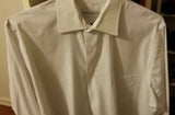 Van Heusen Easy Care White Poplin Spread Collar Dress Shirt Size 16 32/33 - Diamonds Sapphires Rubies Emeralds