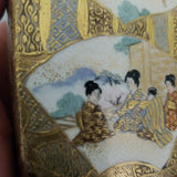 19th century Meiji Satsuma Porcelain Gold