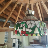 Stained glass Fruit chandelier