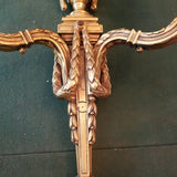 Pair Of Antique EF Caldwell Signed Gold  Sconces