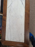Japanese Marble and Wood Coffee Table 43" X 16" X 14"