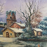 Oil Painting Snow Scene