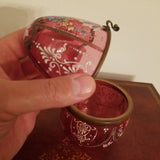 Antique Museum Ruby Moser Egg Jewel box