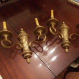 Antique Pair of EF Caldwell Classical Bronze Sconces