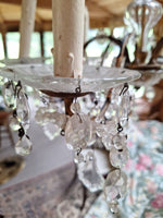 antique Baccarat crystal chandelier PARTS