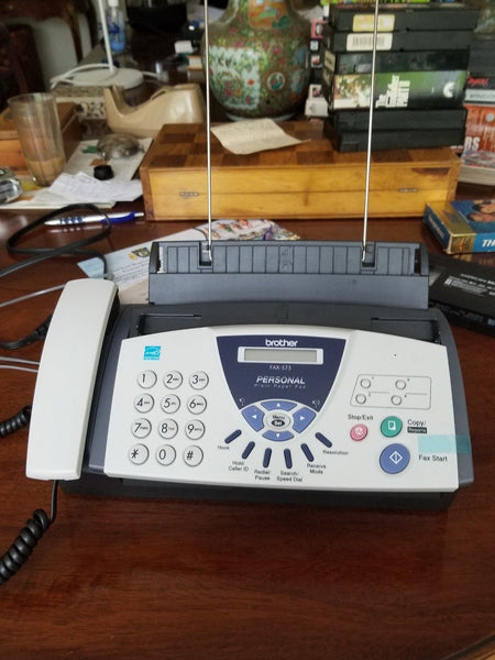 Brother Fax machine 575  used twice original tape - Diamonds Sapphires Rubies Emeralds