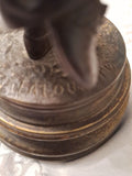 LaLouette Statue Possibly Bronze 12"x 4" Base 7 lbs 2 Ounces