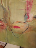 Mid century Modern Important Abstract Painting As Found #912008