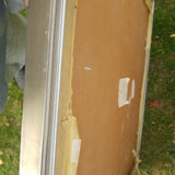 Mid Century Modern Signed Abstract Chrome Mirror Art