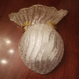 Pair Of Mid Century Modern Art Glass  Sconces