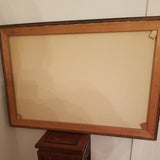 Mid Century Modern Abstract Cubist 3D Painting Signed and Dated