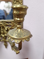 Antique Brass Mirror Hand Made