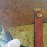 A Museum Painting Dog trompe l'oeil Realism