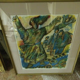 Signed Israeli Painting Famous Artist