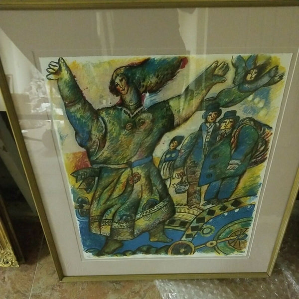 Signed Israeli Painting Famous Artist
