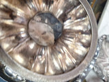 Vintage Pair Of Silver Plated Fruit Dishs With Handles Perfect Condition