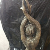 Sculputure Of Lady Ballerina Mermaid Indian Very Heavy