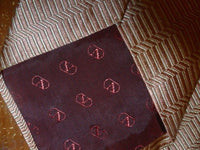 100% Silk Lavender Valentino Tie Made in Italy - Diamonds Sapphires Rubies Emeralds