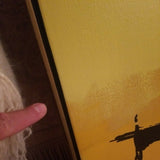 Original Large Mid Century Modern Abstract painting