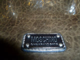 Authentic Moschino Handbag Made in Italy in Good Condition Brown Evening Bag - Diamonds Sapphires Rubies Emeralds