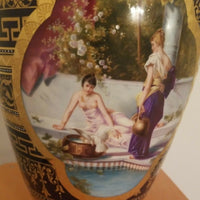 Large Museum Jeweled Antique Vienna Porcelain