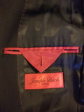 Joseph Bach Slim Fit Black Suit 100% SuperFine Australian Wool Size 42 (32waist)