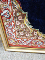 Hand Knotted Framed 100% Silk Oriental Rug 29" X 46"