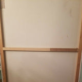 A Mid Century Modern Gold Abstract Oil Drip