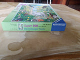Ravensburger Super 100 Jungle Safari Hide & Seek Jungle Puzzle No. 107346 - Diamonds Sapphires Rubies Emeralds