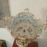 A Palace Antique European Porcelain Centerpiece about 100 years old