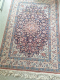 1970's All Wool Hand Knotted Oriental Rug 3' X 5' Very Fine Knots