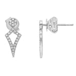 White Gold Diamond Stud Earrings