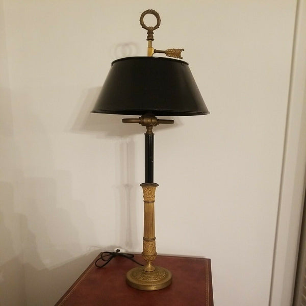 French Empire Dorè Bronze Bouiollotte Lamp