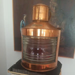 Antique Abercrombie & Fitch Made In England Port Copper nautical Lantern