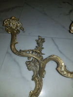 Pair of antique chinoiserie French Bronze Sconces