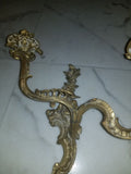 Pair of antique chinoiserie French Bronze Sconces