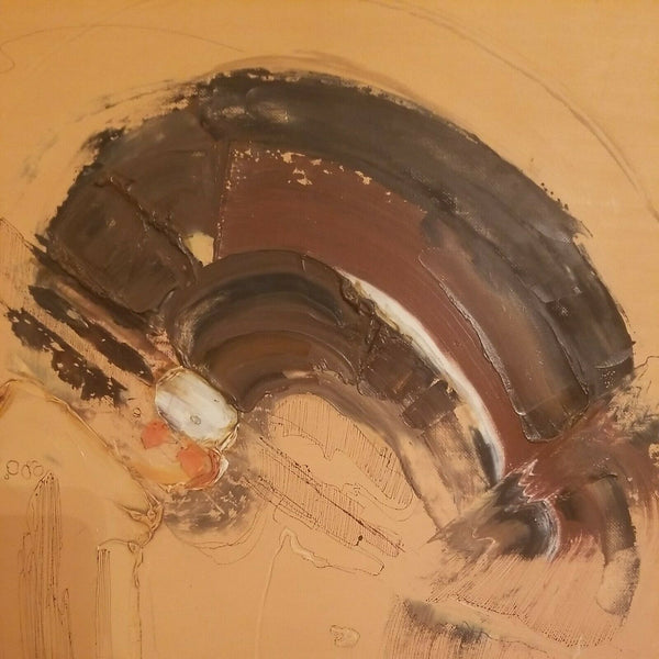 Vintage Abstract Painting Signed