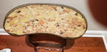 Antique Marble Side Table: Cracked in Marble, Loose Legs - Diamonds Sapphires Rubies Emeralds