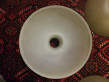 Set Of 5 Vintage Glass Bobeches Chandelier Shade