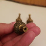 Rare Set of Antique Gilt Bronze Finials