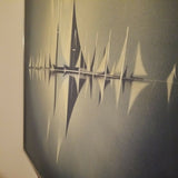 Mid century Modern Vintage Signed Abstract painting