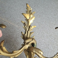 Antique Louis XV Gilt Bronze Sconce