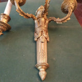 Pair Of Louis XV French Bronze Sconces