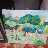 Set Of 4 Oil Paintings