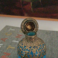 Antique 200 Years old Opaline Chinoiserie Perfume Bottle