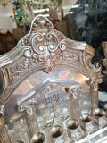 Sterling Silver Hazofrim Made In Israel Menorah 1.77 KG Signed