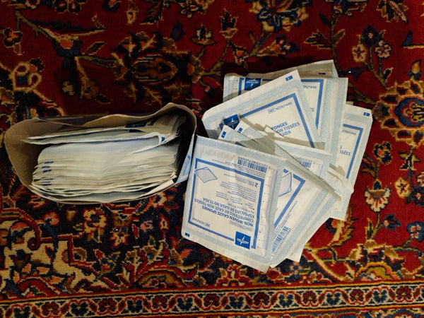 Medline Sterile Non-Woven Gauze Sponges 4" Square REF NON21446  36 PACKS OF 2