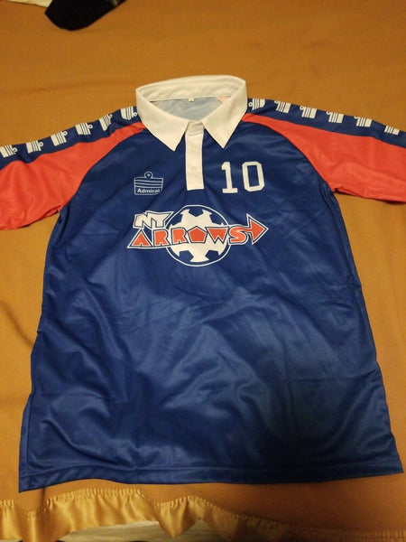 Julie Veee New York Arrows Long Sleeve Soccer Jersey Size Medium - Diamonds Sapphires Rubies Emeralds