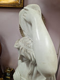 Italian Marble Statue Extremely Heavy 1970's May Be 500lbs One Piece Perfect Cnd